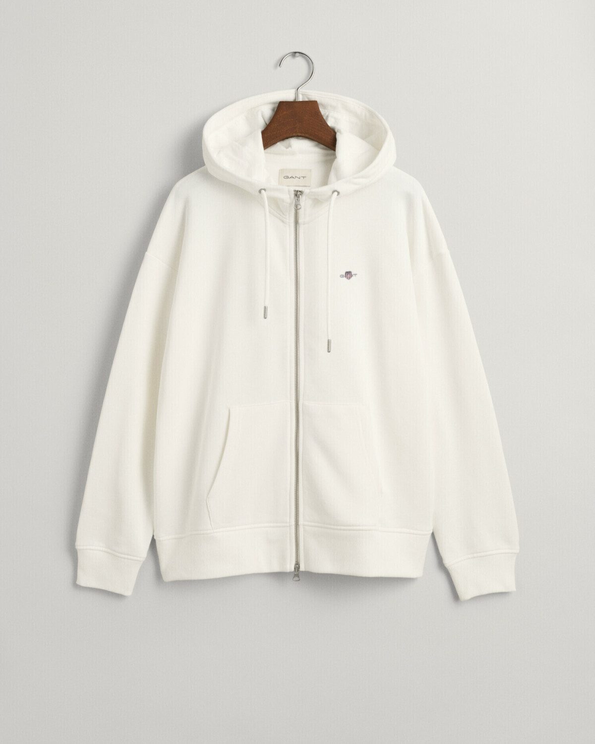 GANT Shield sweat jacket (4204665) beige/white