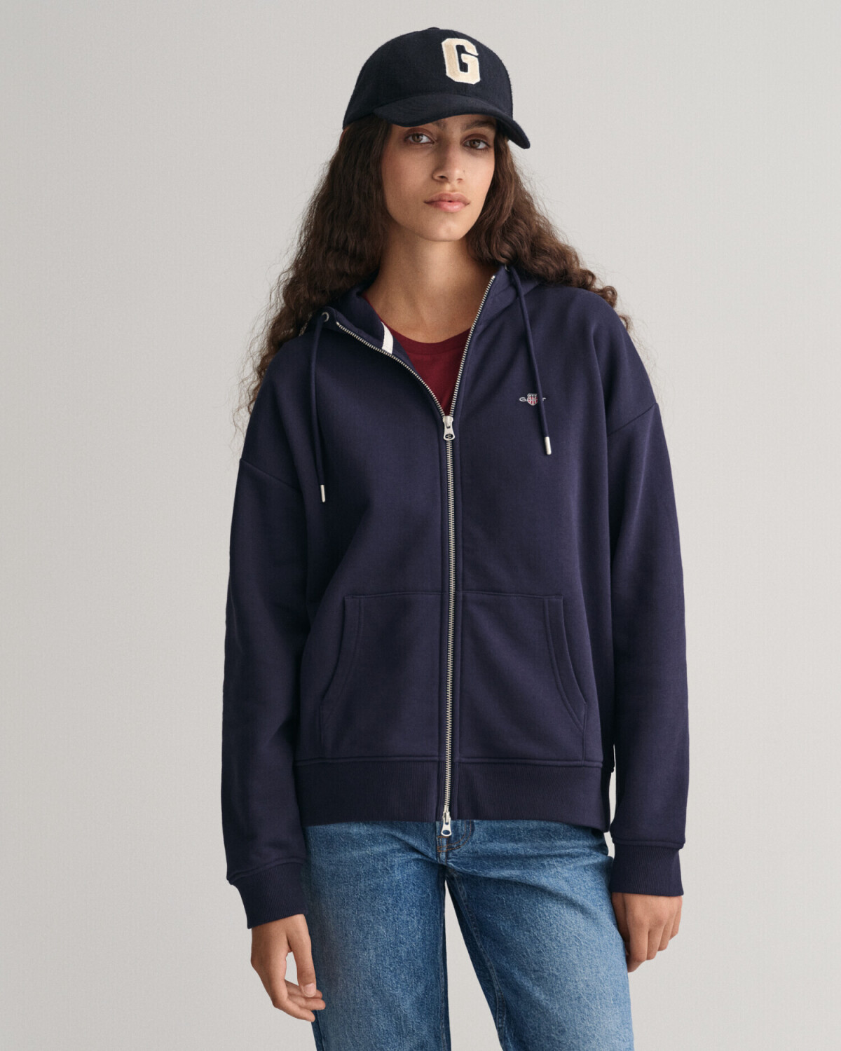 GANT Shield sweat jacket (4204665) blue