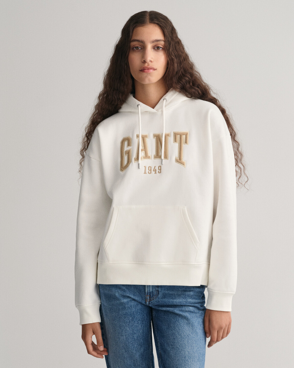 GANT GANT Graphic Hoodie (4200726) beige/white