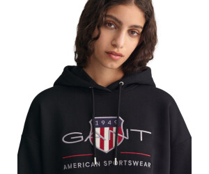 Gant shield sales hoodie black