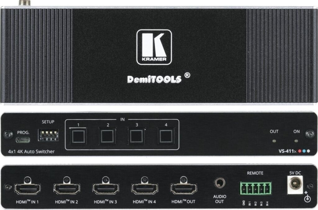 Kramer VS-411X 4K HDMI Auto-Switch 4X1