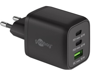 Goobay USB-C PD Multiport-Schnellladegerät Nano (65W) schwarz ab 37,11 €