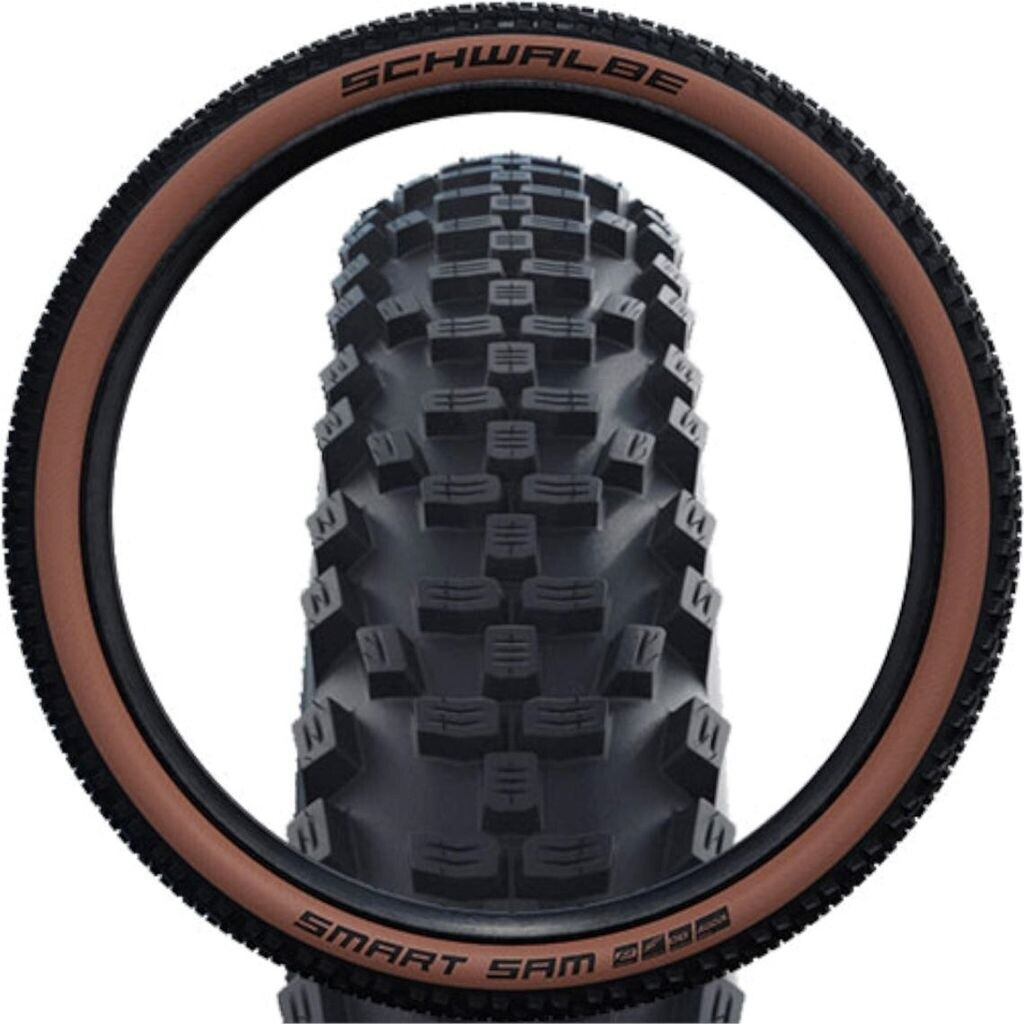 Schwalbe Smart Sam 29x2.60 MTB Tyre – Bronze Wall, Performance, Addix Compound – E-25