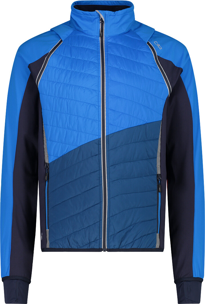 CMP Men's Unlimitech Hybrid jacket with Removable Sleeves river/black blue