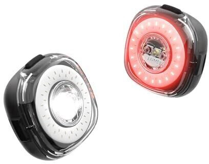 Lumos Lumos Helmet Firefly 2x + 1x Firefly Lights And Battery Charger 3 Units Argento