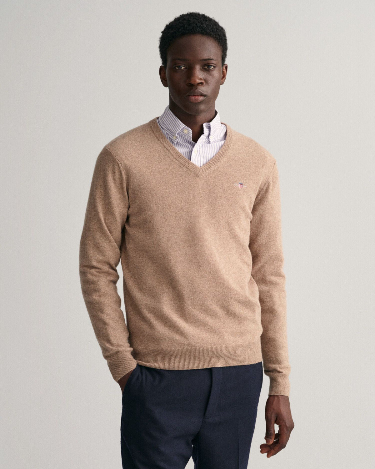 GANT Superfine Lambswool V Neck Pullover 87212 desde 63 32 Compara precios en idealo