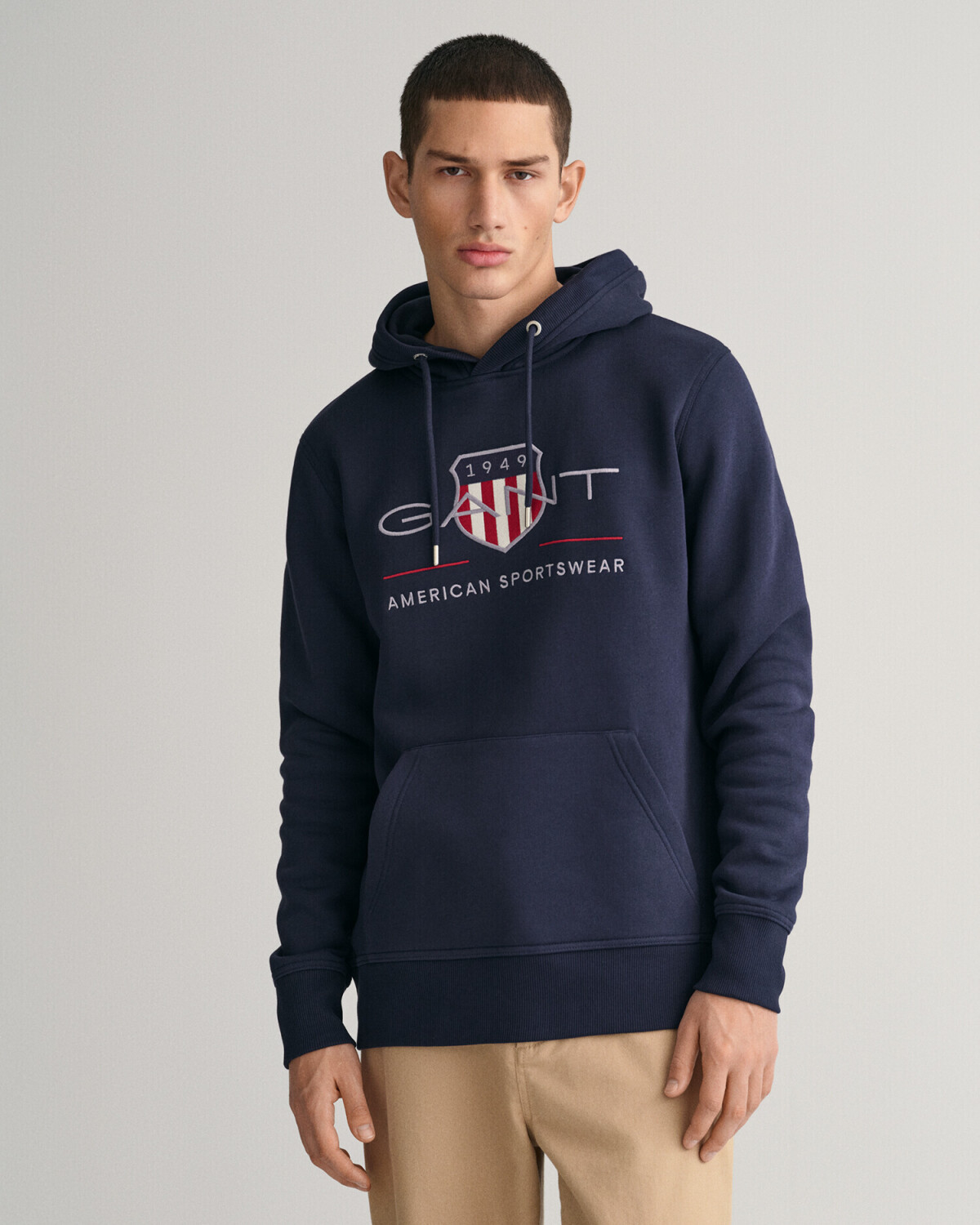 GANT Archive Shield Hoodie (2047082-433) blue