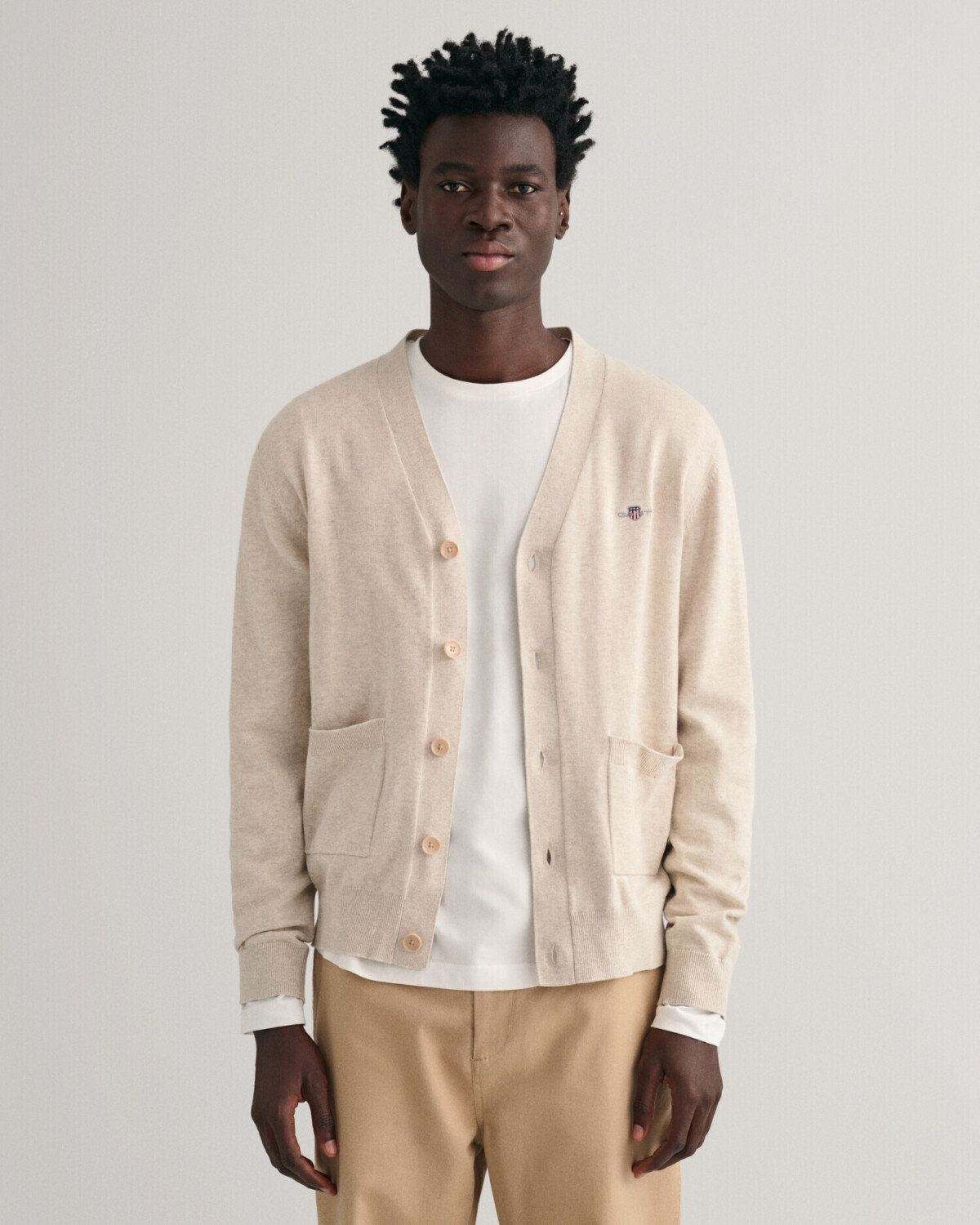 GANT Classic V-neck cardigan made of cotton (8030556)