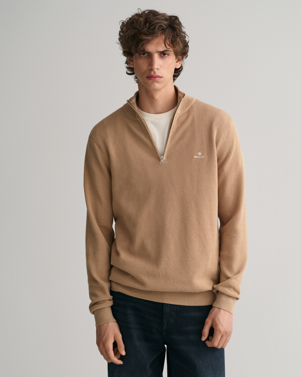 GANT Troyer made of cotton piqué (8040523-248) beige