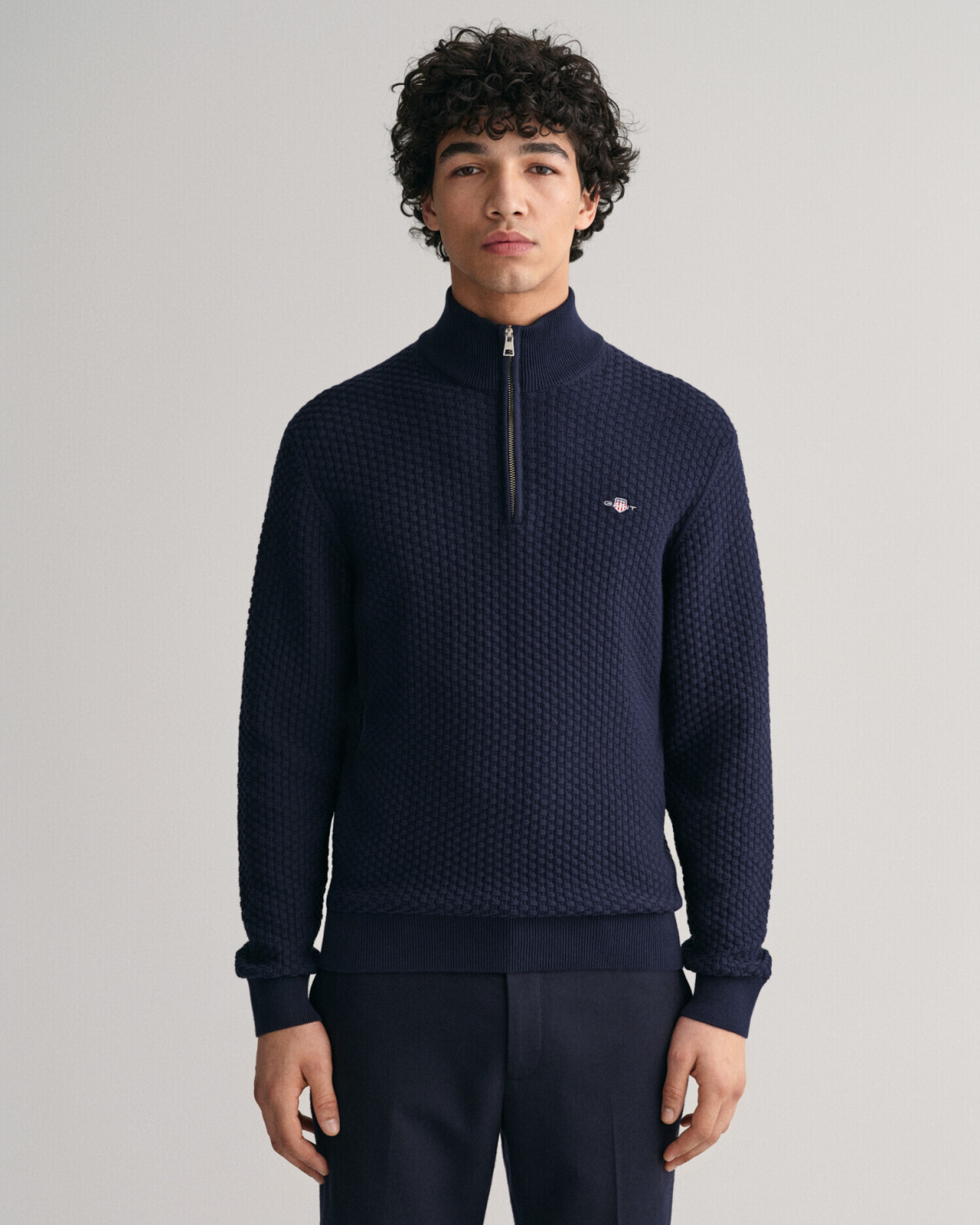 GANT Structure cotton Troyer (8030172-433) blue