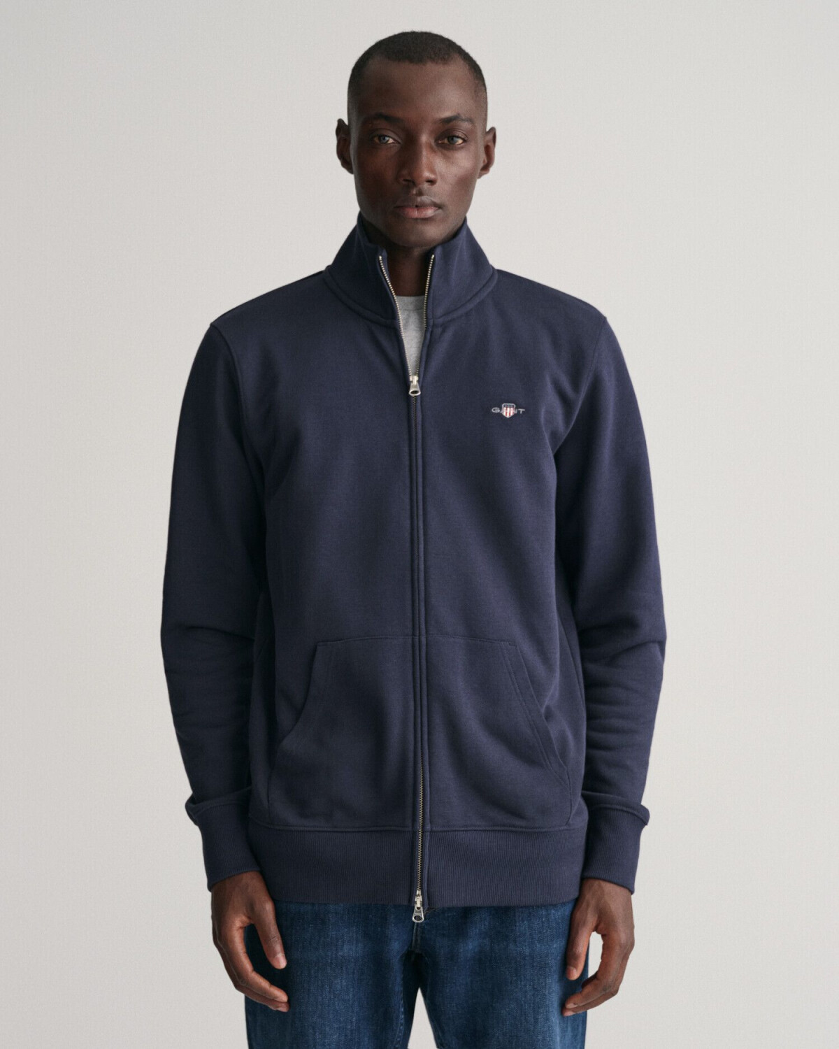 GANT Shield Sweatjacket (2008006) evening blue