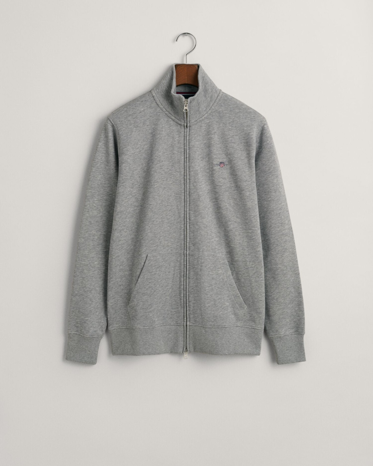 GANT Shield Sweatjacket (2008006) grey melange
