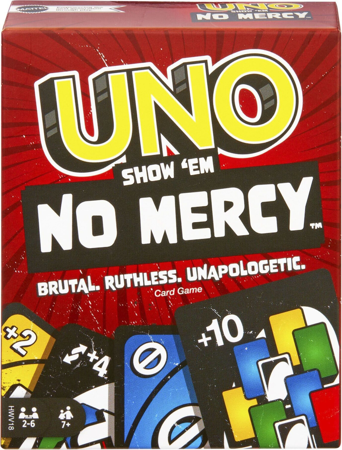 Photos - Board Game Mattel UNO No Mercy 