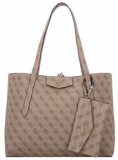 Guess Eco Brenton Shopper (HWEBG8_39023) latte logo