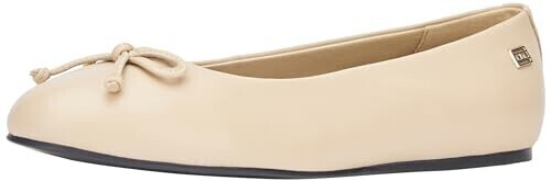 Tommy Hilfiger Essentielle Leather Ballerina Ballerinas white