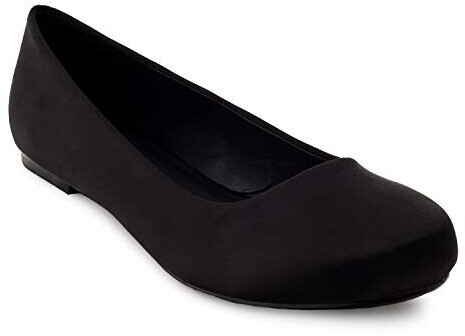 Andres Machado Ballerinas satin black