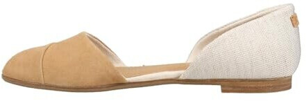 TOMS Shoes Jutti Dorsay Flat Ballerina brown