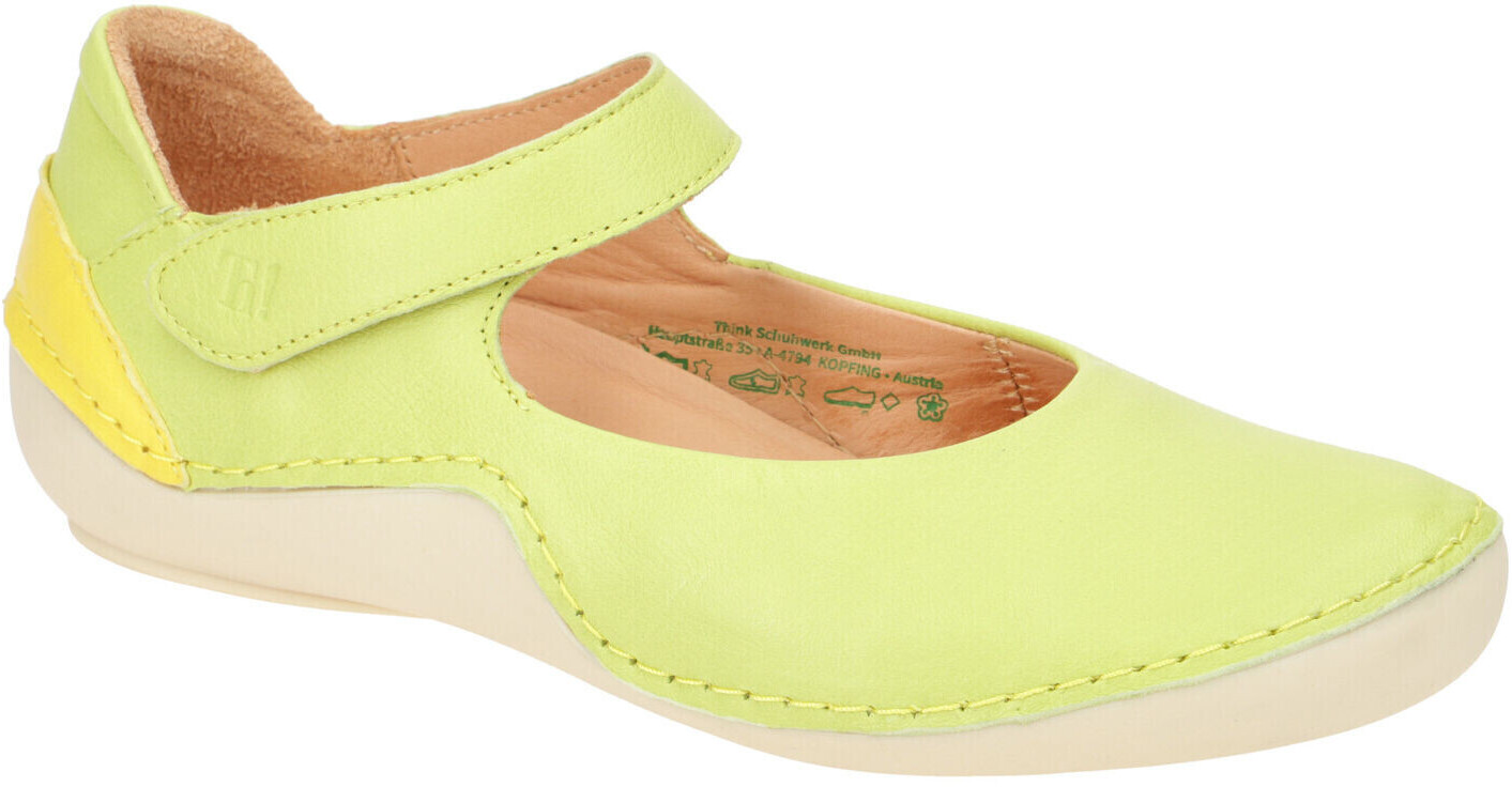 Think Pantolette Kapsl lime combi