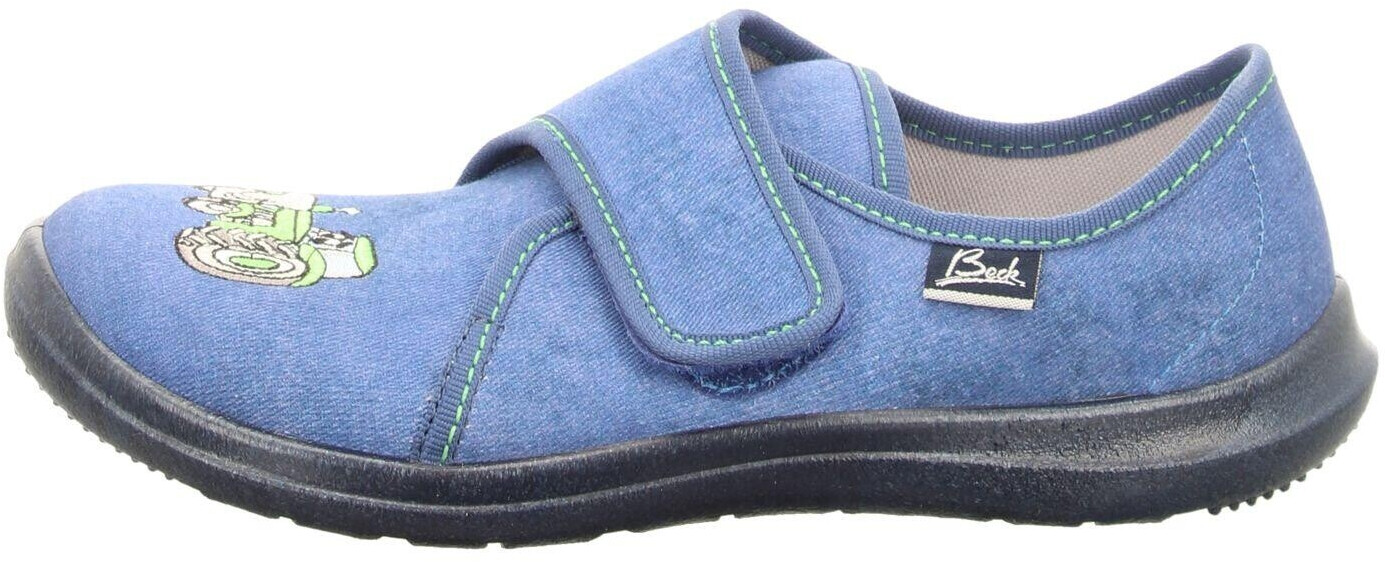 C. H. Beck Boys Tractor Low Slippers blue