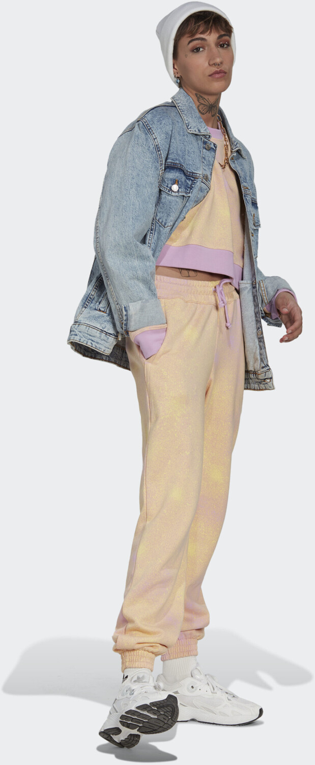 Adidas Allover Print Sweatshirt (HL6599) bliss lilac/almost yellow
