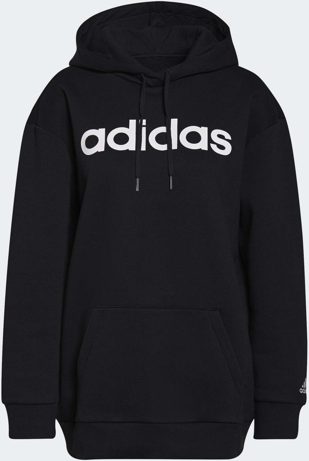 Adidas Essentials Oversize Fleece Hoodie GS1342 black white ab 45 01 Preisvergleich bei idealo