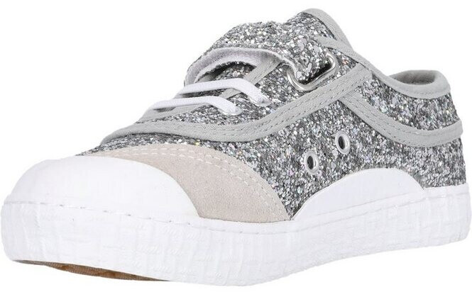 Kawasaki Footwear Glitter Kids Shoe W Elastic Low-top 8889 Silver