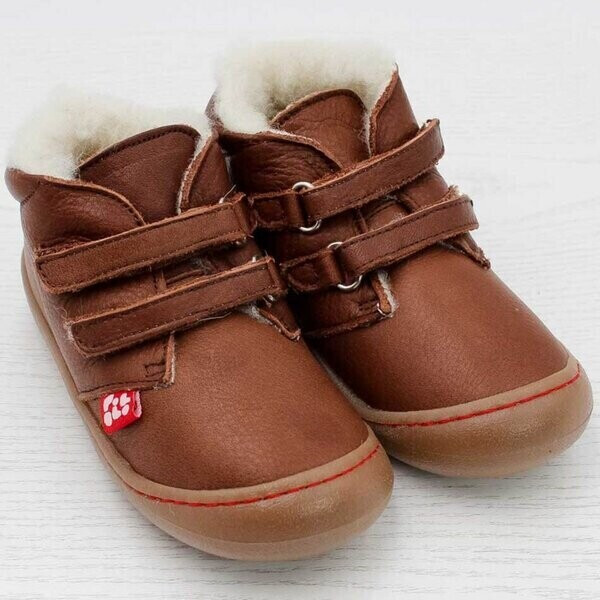 Pololo Nino walking winter shoe with soft wool lining organic