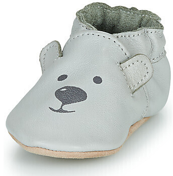 Robeez Boys Sweety Bear Slipper light grey