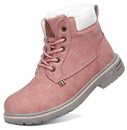 Mishansha Girls winter shoes lined warm waterproof pink