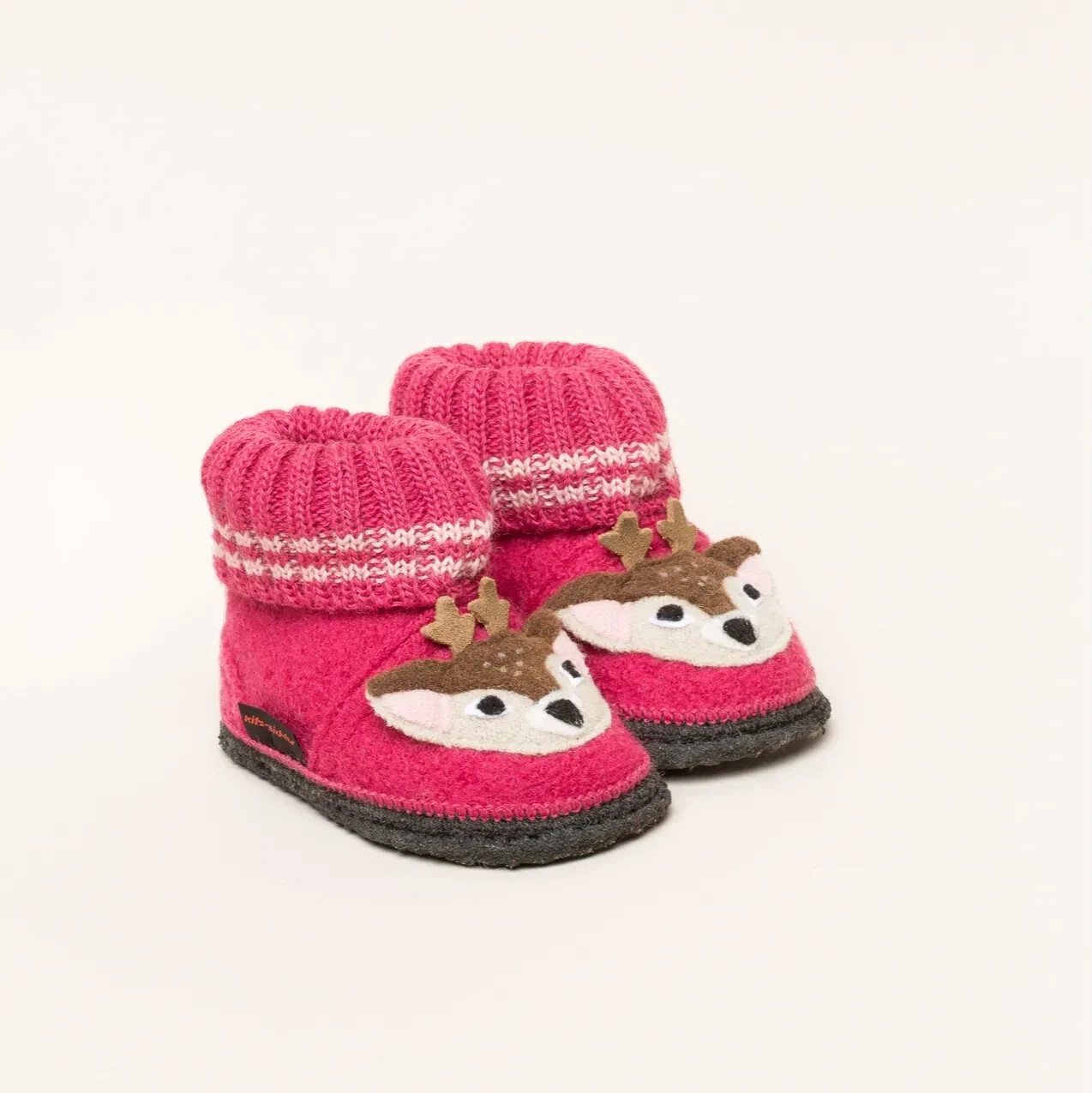 Kitz-Pichler Kauns Appl Reh felt slipper raspberry