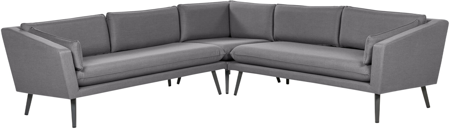 Beliani Garden Lounge LORETELLO gray/black