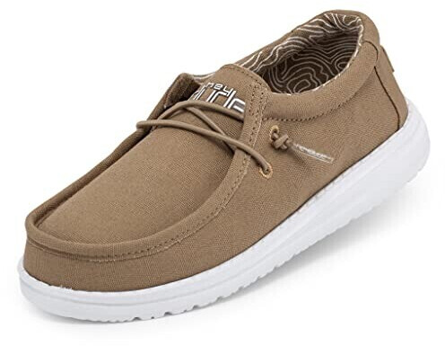 Dude Wally Youth Shoes for Boys Tan