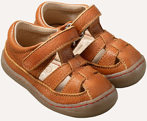 Pololo Verano sandal for learning to walk made of vegetable-tanned leather