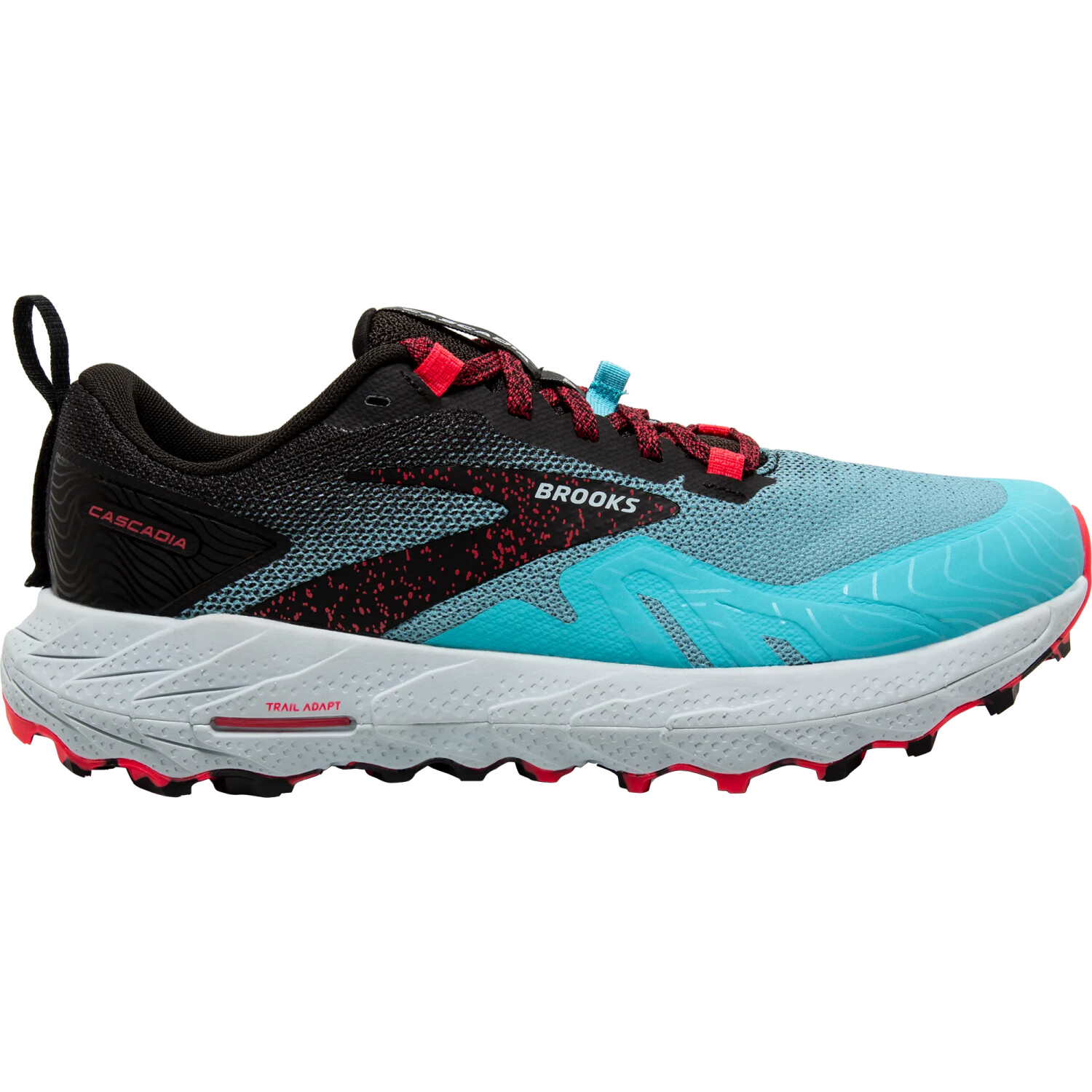 Brooks Cascadia 17 Women (120392-1B-487) bluefish/black/diva pink
