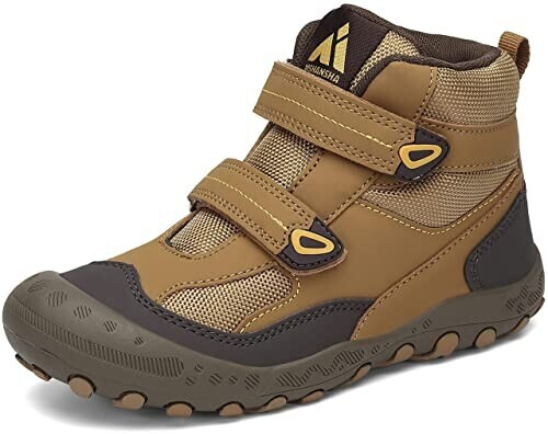 Mishansha Hiking shoes boys slip-resistant breathable brown