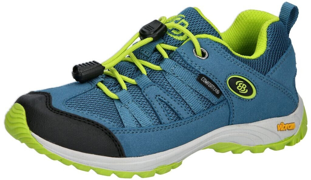 Brütting Ohio Low Trail Running Shoe petrol lemon