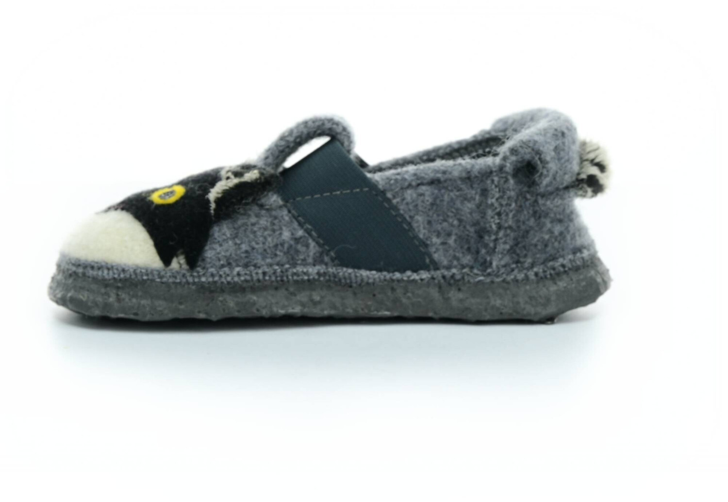 Nanga Kids Slipper Racoon medium grey