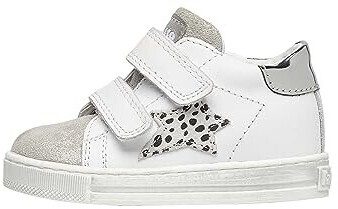 Falcotto Sasha VL sneakers made of leather and suede white silver