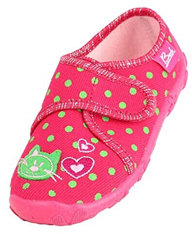 C. H. Beck Girls Kitten Low Slippers pink