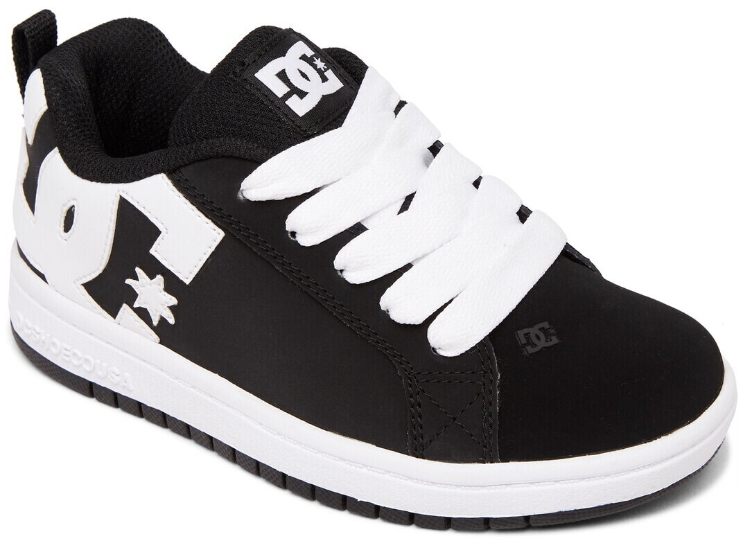 DC Shoes Skate Shoe leather black white