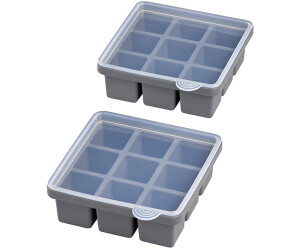 mold set, ab 11,17 € bei 36102, flexible cubes, APS 2 pieces Preisvergleich lid, | base, Ice 9 Germany cube with