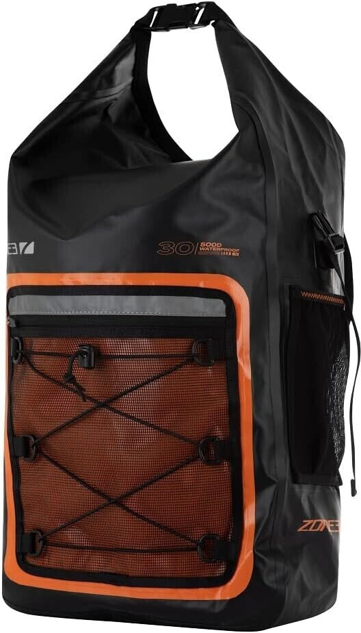 ZONE3 30L Open Water Dry Bag Tec black/orange