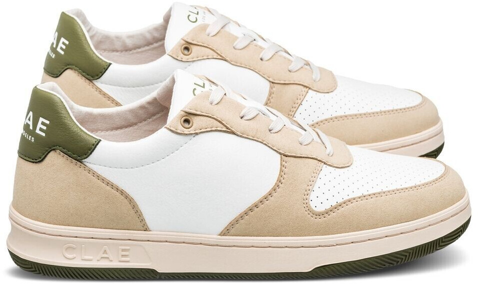 Clae Malone Vegan White Olive