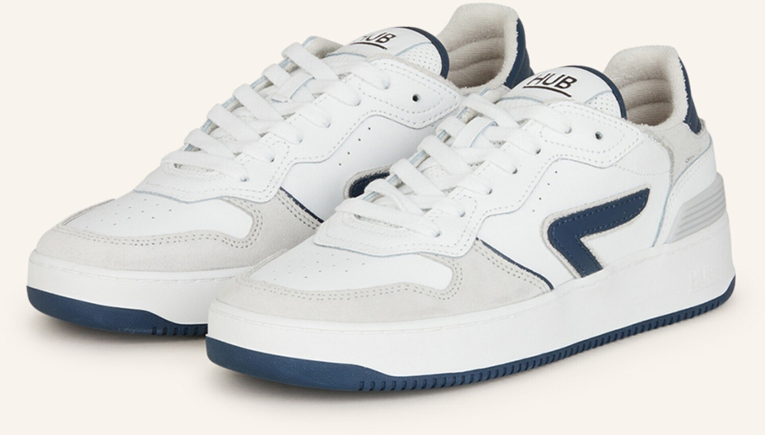 HUB Sneaker SMASH weiB hellgrau dunkelblau EU41 ab 99 00 Preisvergleich bei idealo