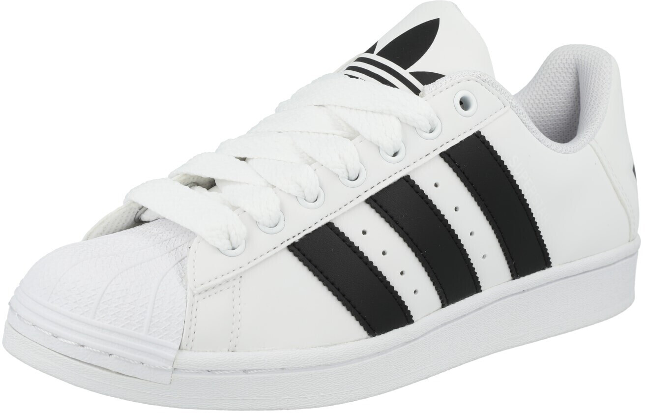 Adidas originals superstar 2 trainers in white and black outlet