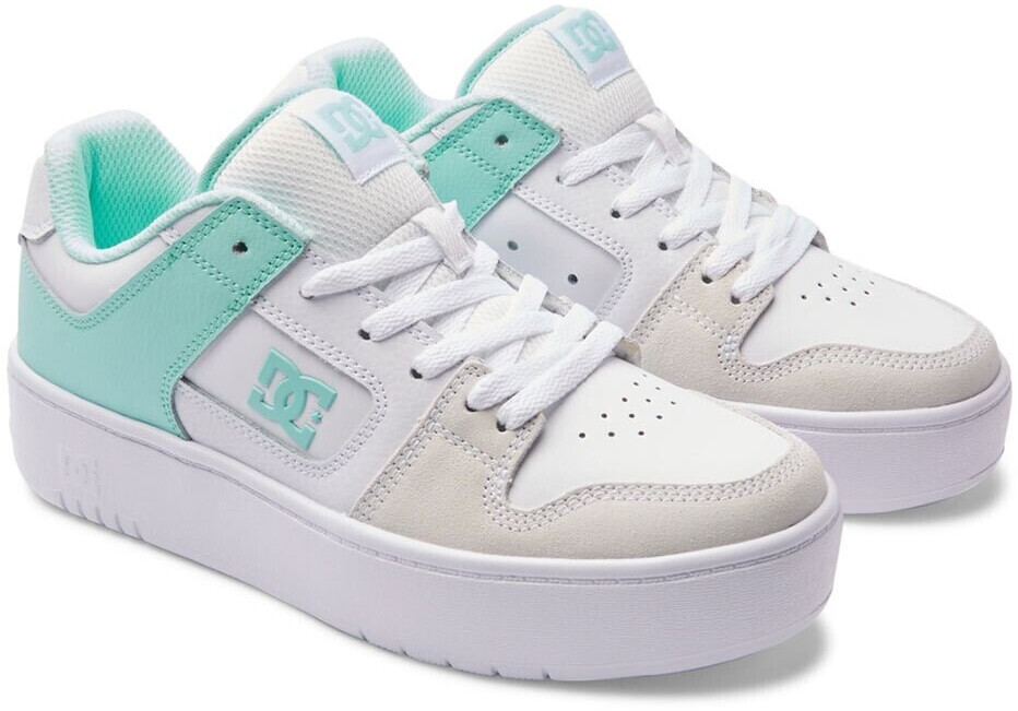 DC Shoes Manteca Platform Trainers white