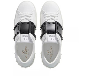 Black and white valentino sneakers cheap