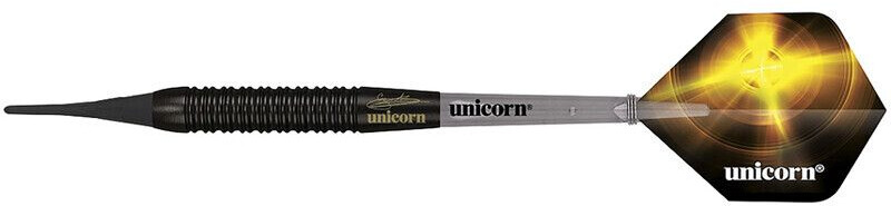 Unicorn Black Brass Gary Anderson Soft Darts 16 g