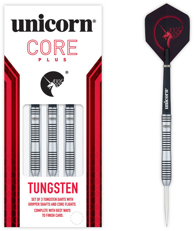 Photos - Darts Unicorn  Unicorn Core Plus Tungsten Style 1 Steel  22 g