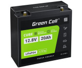 Green Cell Spezial-Akku LiFePo-Block Schraubkontakt LiFePO 4 12.8V 200Ah  versandkostenfrei